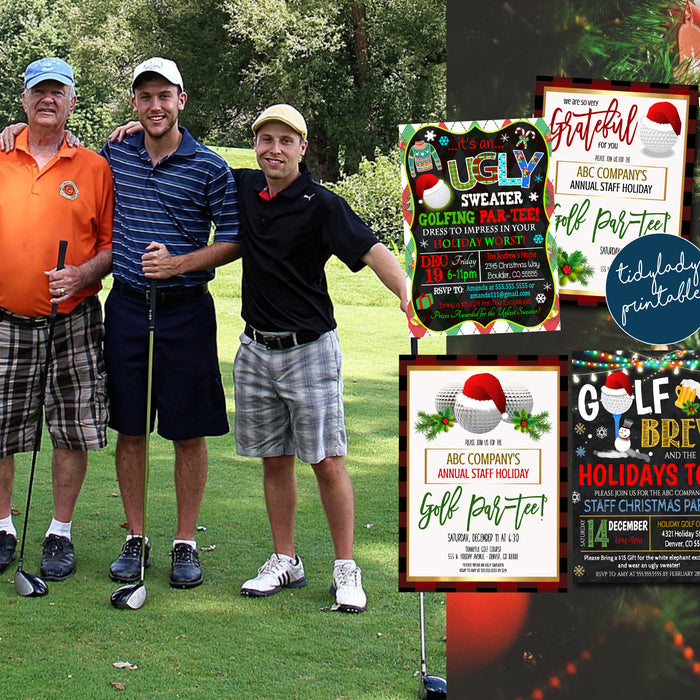 How to throw the best work holiday staff christmas golf party