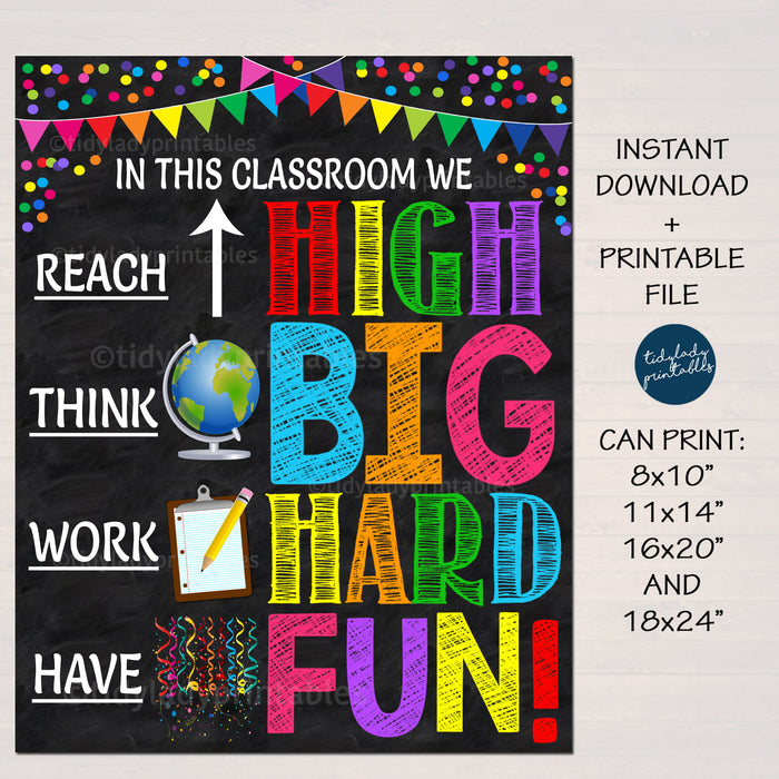 Growth Mindset Classroom Poster
