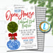 Holiday Open House Invitation, Christmas Boutique Shopping Event Ginger Jar Southern Style Small Business, DIY Editable Template, Download