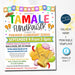 Tamale Fundraiser Flyer, Nacho Average Mexican Food Taco Printable School Pto Pta Church Fundraiser Event Charity Benefit EDITABLE TEMPLATE