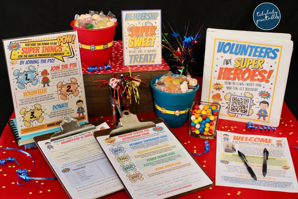 How To Run a Superhero Theme School PTO PTA Membership Drive