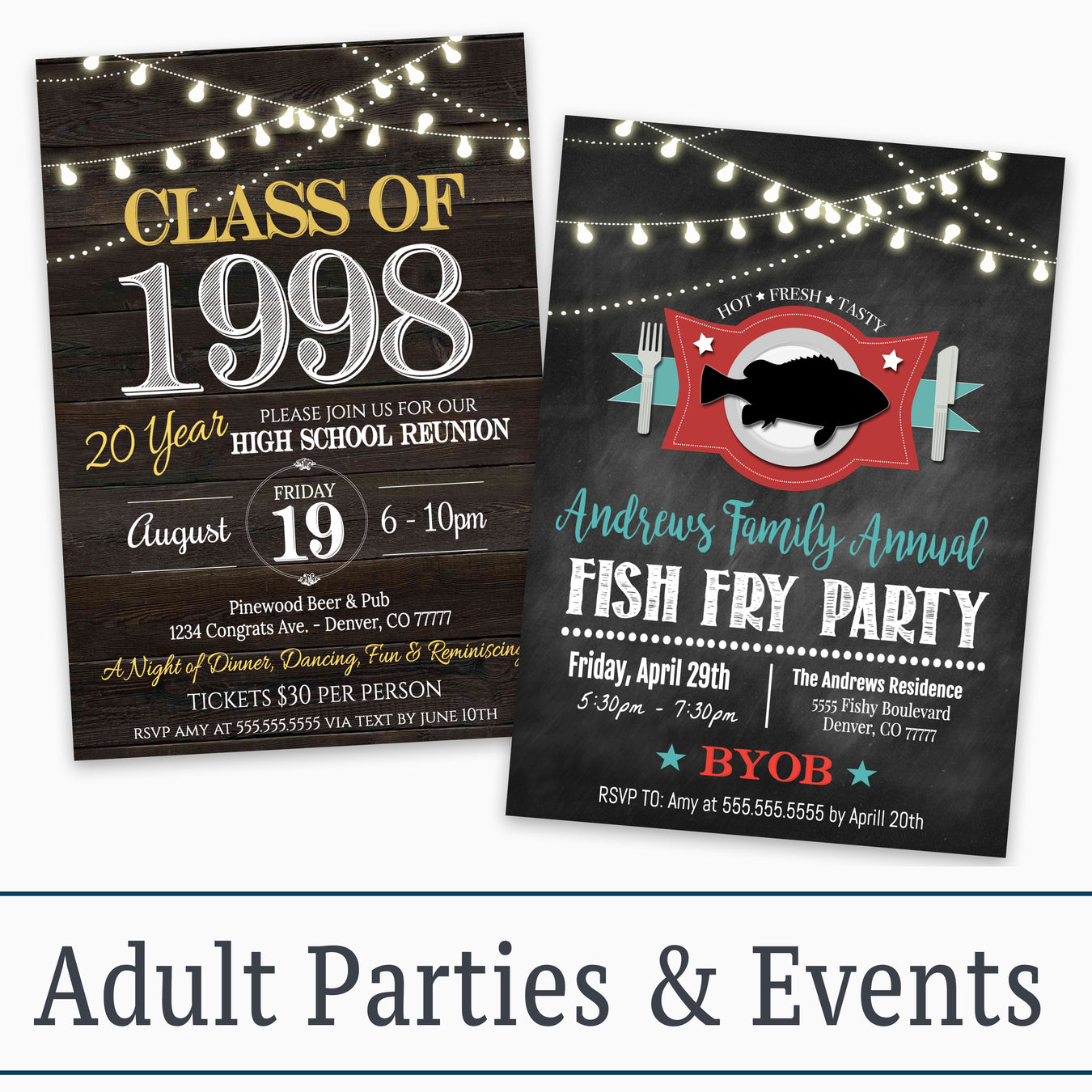 Adult Parties & Events