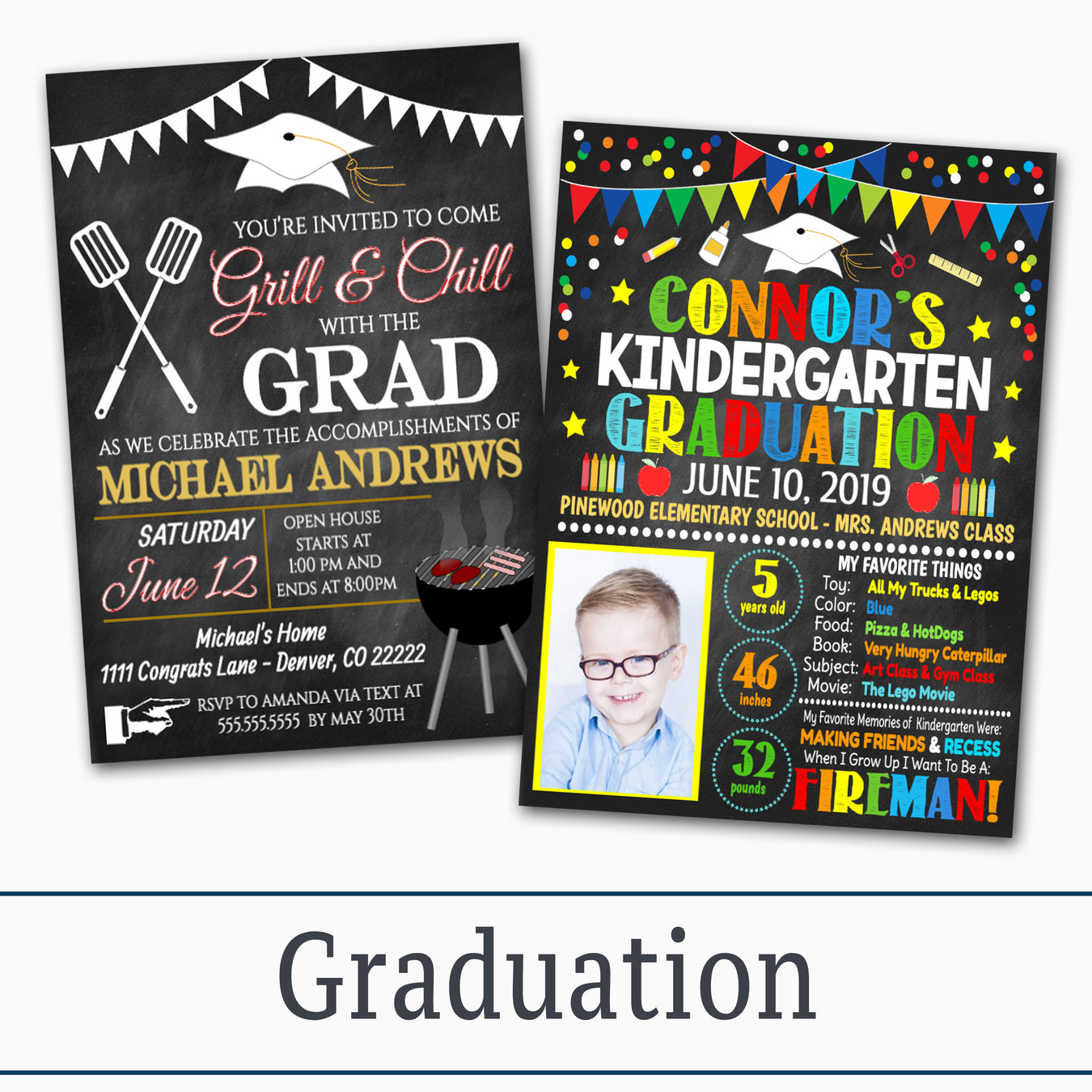 Graduation invitations