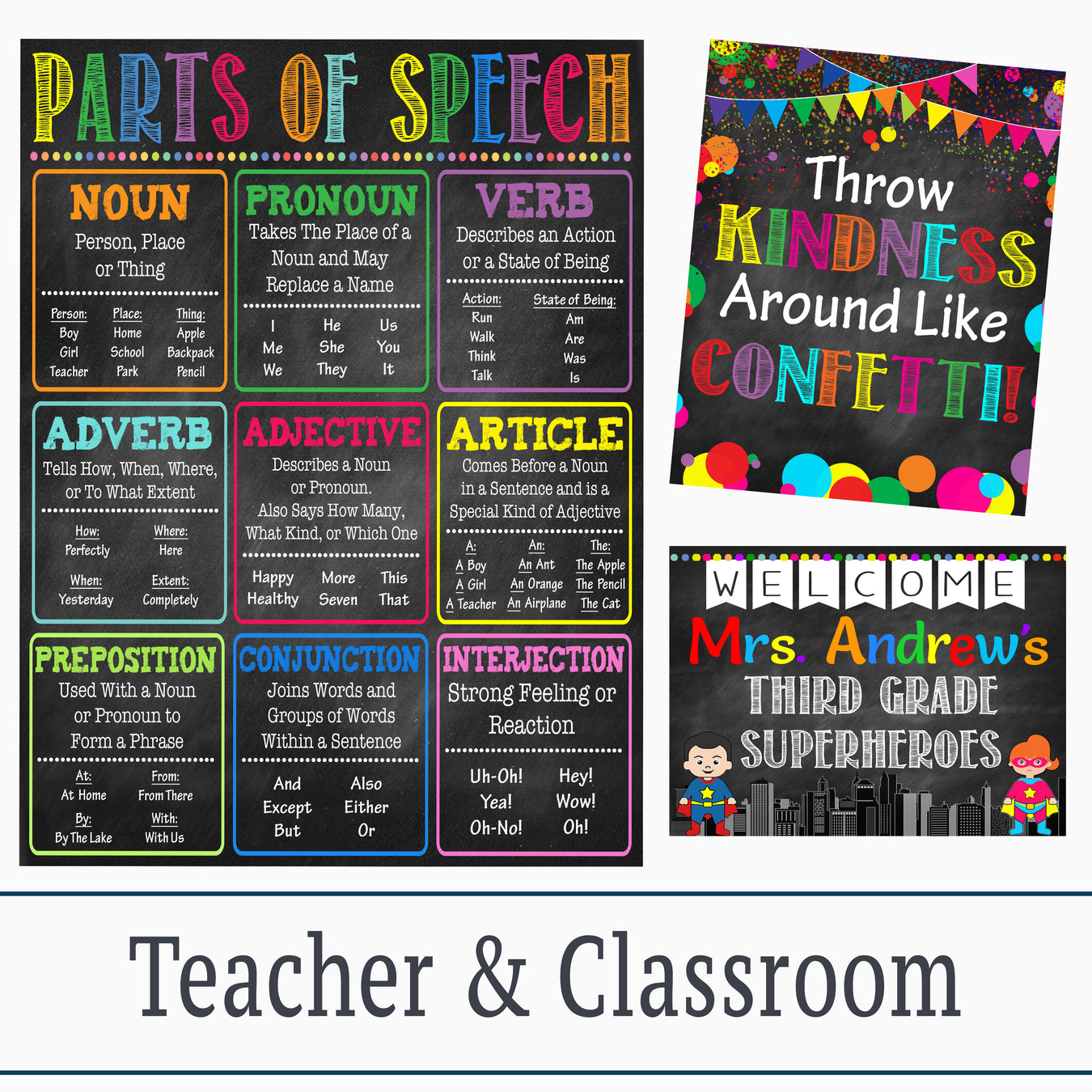 Teacher & Classroom Posters