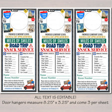 Road Trip Theme Teacher Appreciation Week Printable Party Set ...