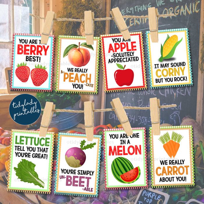 Farmers Market Theme Teacher Appreciation Week Printable Banner Decor