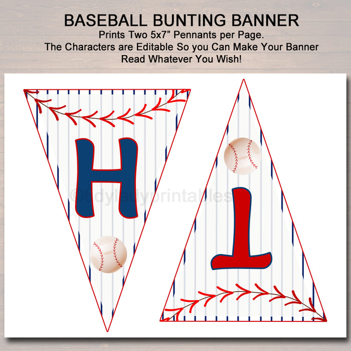 Free Printable Baseball Birthday Banner Free Printable Baseball Birthday Banner
