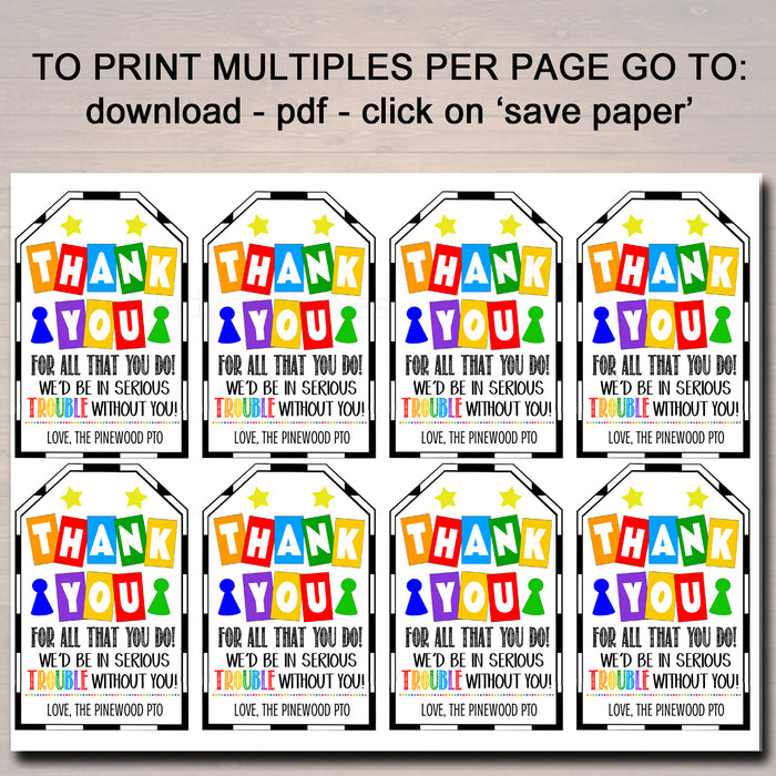 games-theme-teacher-appreciation-printable-thank-you-tags-tidylady-printables for Teacher Appreciation Printable Pdf Free Games Theme Teacher Appreciation Printable Thank You Tags — TidyLady Printables for Teacher Appreciation Printable Pdf Free