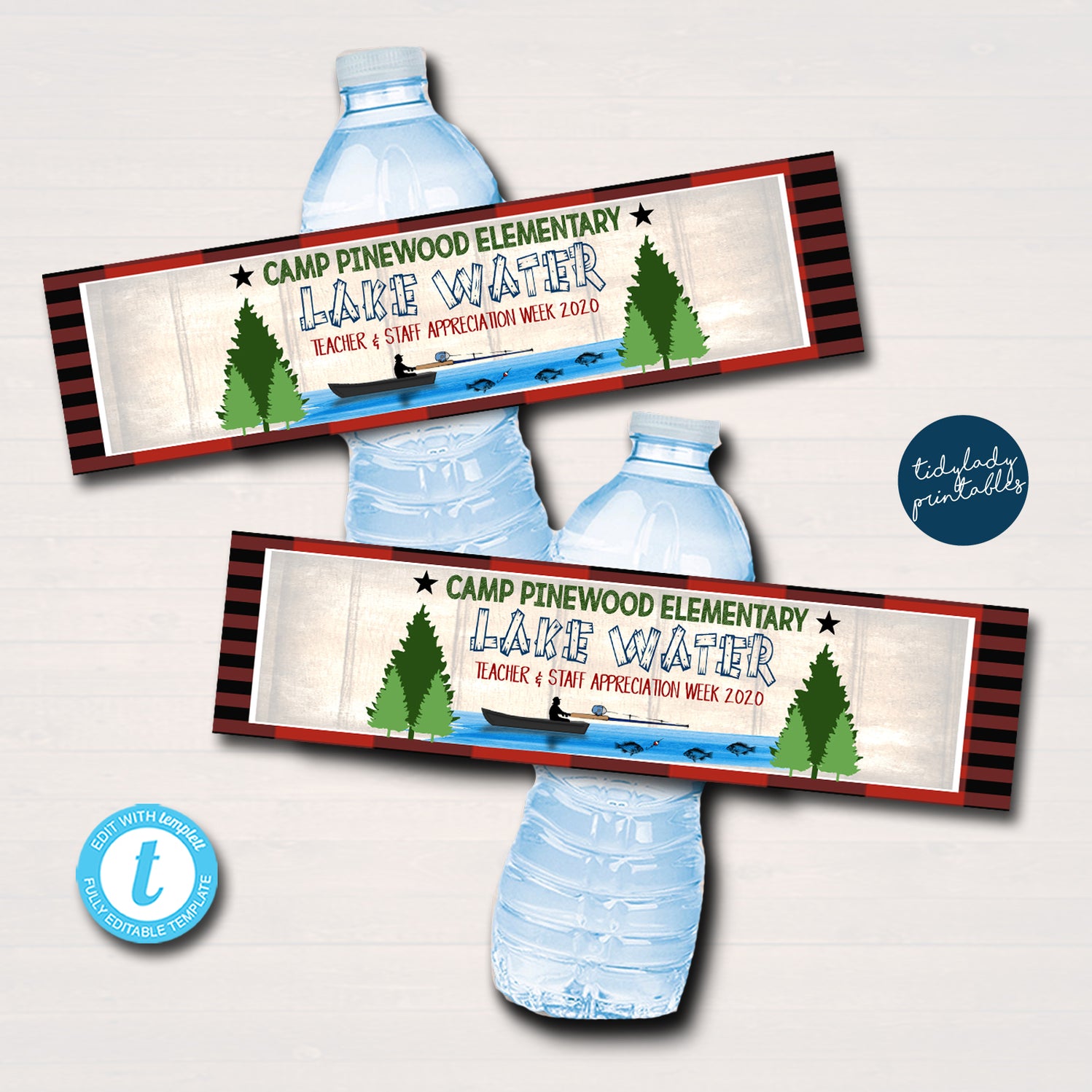Camp Theme Teacher Appreciation Week Printable Party Set — TidyLady ...