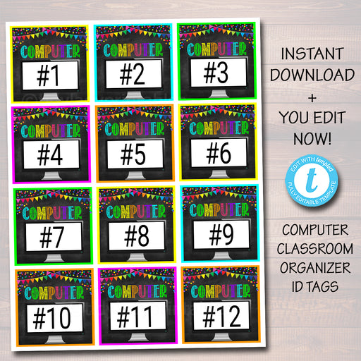 Computer Lab Prints Computer Lab Posters | TidyLady Printables