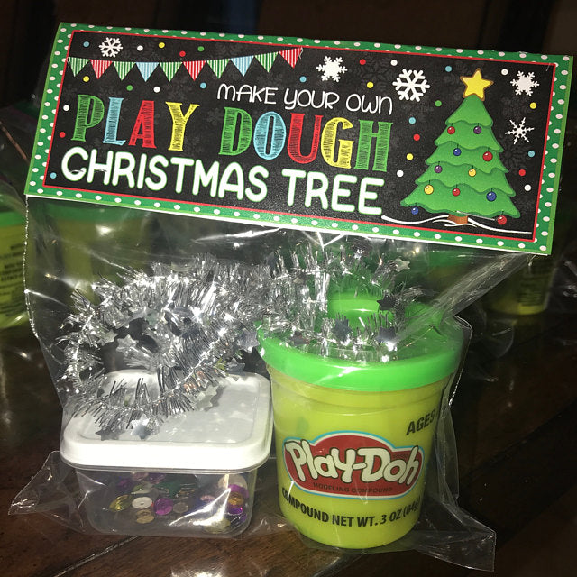 Make Your Own Playdough Christmas Tree Bag Toppers — TidyLady Printables make-your-own-playdough-christmas-tree-bag-toppers-tidylady-printables