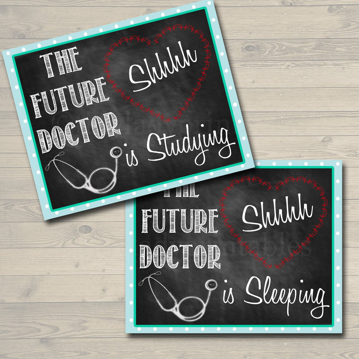 Doctor Prom Sign Doctor Student Door Signs | TidyLady Printables