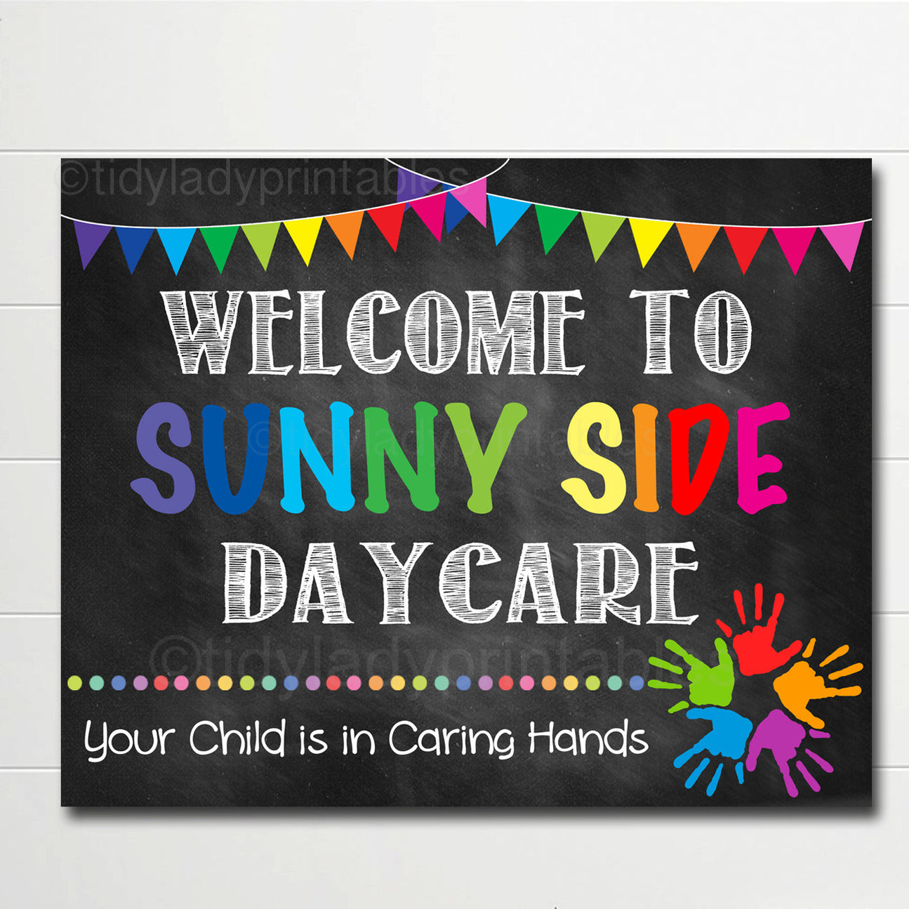 DayCare Door Welcome Sign | TidyLady Printables