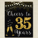 Cheers to Thirty-Five Years, Cheers to 35 Years, 35th Wedding, 35th Birthday Sign, 35th Party Decorations, 35th Anniversary INSTANT DOWNLOAD