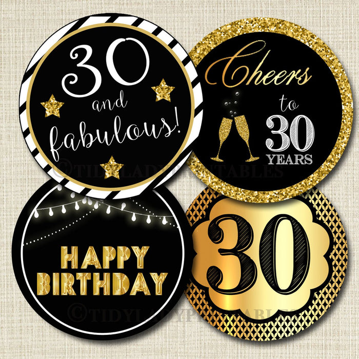 Free Printable 30th Birthday Decorations Free Printable 30th Birthday Decorations