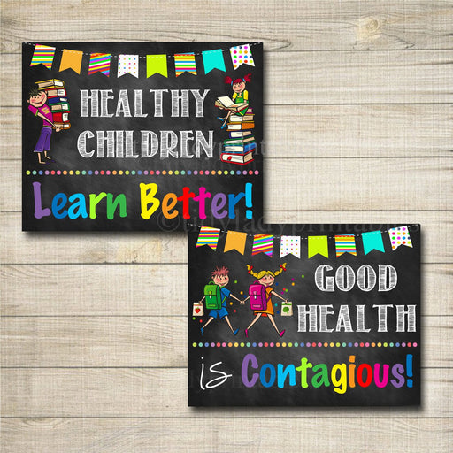Health Room Office Posters, School Health Posters, Nurse, INSTANT DOWNLOAD, Health Room Wall Art, Doctor Office Decor, School Health Clinic