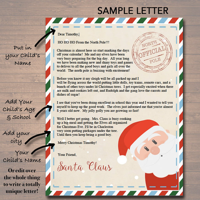 Editable Instant Download Santa Naughty List Certificate, Personalized  Santa Claus Naughty List Warning Letter, Elf Report Card Template 