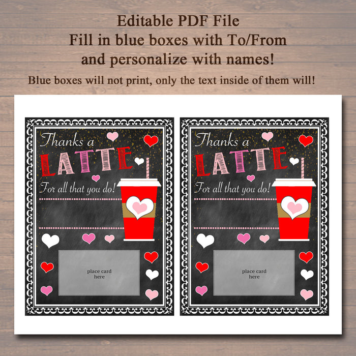 Valentine's Day Gift Card Holder, Printable File - My Party Design
