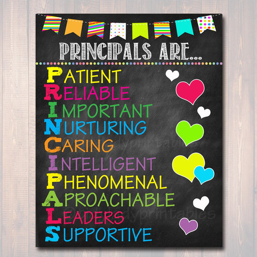 School Principal Poster, Principals Are Acronym Art, School Office Wall Art Decor, School Poster, Assistant Pricipal, School Principal Gifts