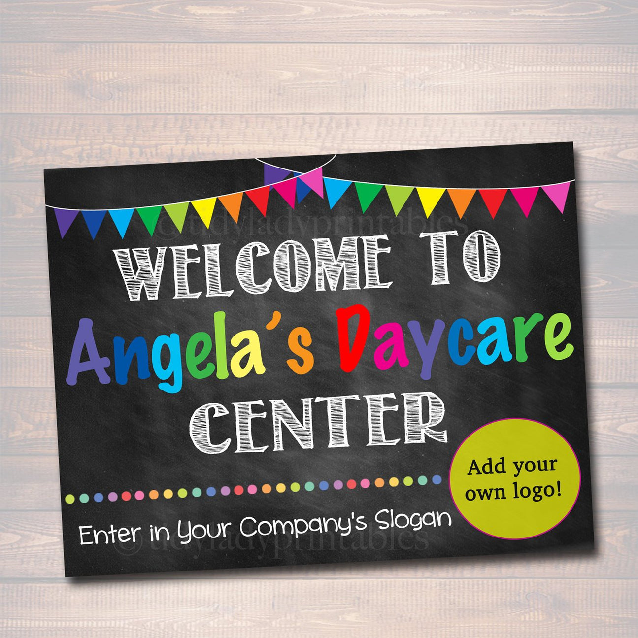 DayCare Door Welcome Sign | TidyLady Printables