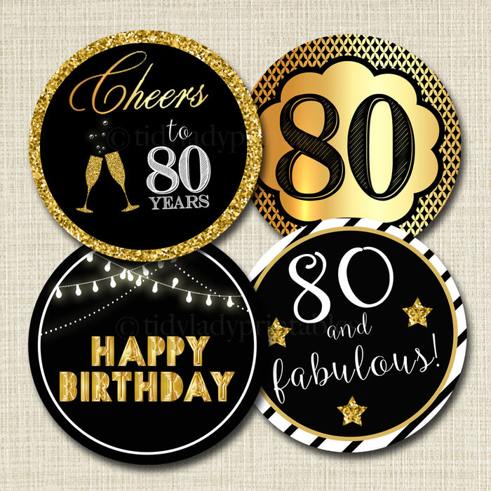 80th Birthday Cupcake Toppers | TidyLady Printables 80th-birthday-cupcake-toppers-tidylady-printables