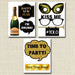 EDITABLE New Years Party Props, Printable Photo Booth Props INSTANT DOWNLOAD, New Years Eve Party Props, Photobooth Signs, Happy New Year