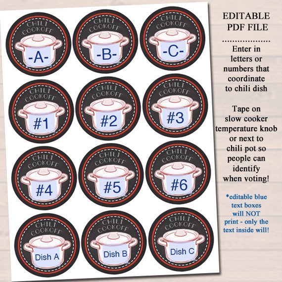 Chili Ballot Template