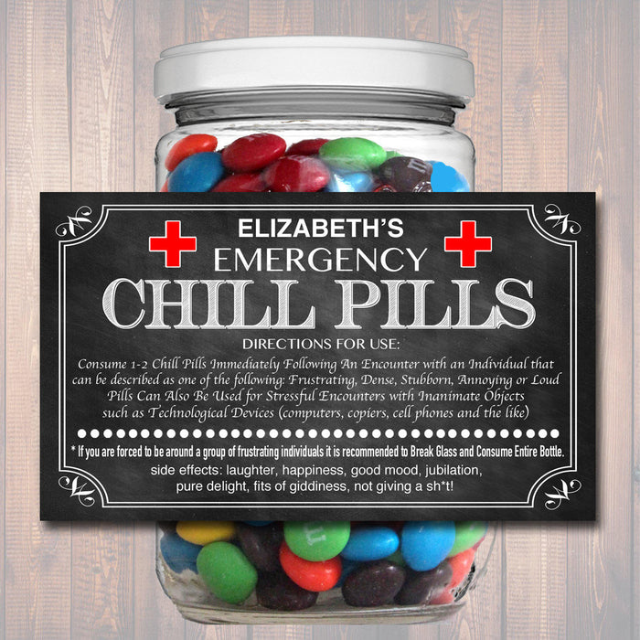 Chill Pill Label | TidyLady Printables chill-pill-label-tidylady-printables