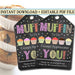 EDITABLE Muffins With Mom Set Thank You Tags, Printable PTA Flyer, Mother's Day Event, School Mom Appreciation Fundraiser Digital Invitation
