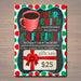EDITABLE Christmas Thanks a Latte Coffee Gift Card Holder Printable Teacher Babysitter Gift Daycare, Our Child Reason Drink INSTANT DOWNLOAD