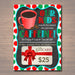 EDITABLE Christmas Thanks a Latte Coffee Gift Card Holder Printable Teacher Babysitter Gift Daycare, Our Child Reason Drink INSTANT DOWNLOAD