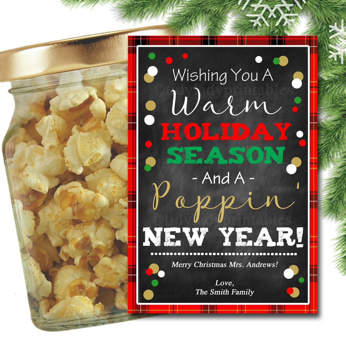 Christmas Popcorn Gift Tags | TidyLady Printables christmas-popcorn-gift-tags-tidylady-printables