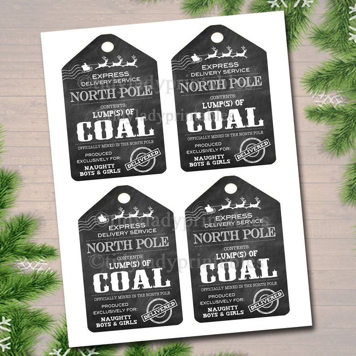 Free Printable Lump Of Coal Tag Free Printable Lump Of Coal Tag