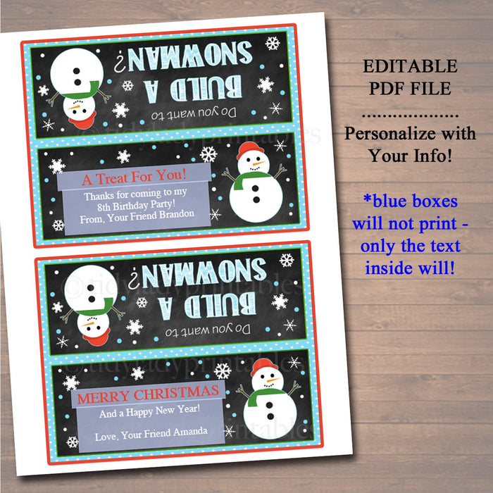 snowman-bag-toppers-tidylady-printables for Snowman Soup Free Printable Bag Toppers Snowman Bag Toppers | TidyLady Printables for Snowman Soup Free Printable Bag Toppers