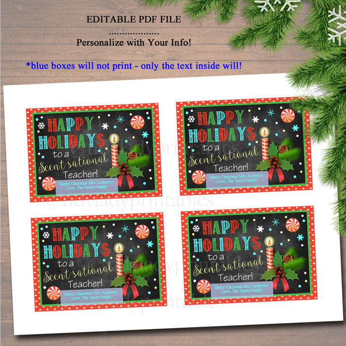 Christmas Candle Label | TidyLady Printables christmas-candle-label-tidylady-printables