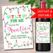 Digital Wine Label Pregnancy Announcement, Drink This For Me You're An Auntie To Be, New Aunt Gift, Sister Promoted, Xmas Pregnancy Reveal