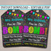 EDITABLE You're The Bomb Gift Tags, Teacher Volunteer Staff Appreciation, Nanny Babysitter Daycare Printable Bath Soap Card INSTANT DOWNLOAD