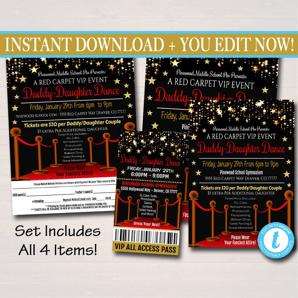Movie Night - Hollywood Theme | TidyLady Printables