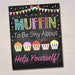 PRINTABLE Muffins With Mom Set Sign Decor, Printable PTA Flyer, Mother's Day Event, School Mom Appreciation Fundraiser Digital Invitation