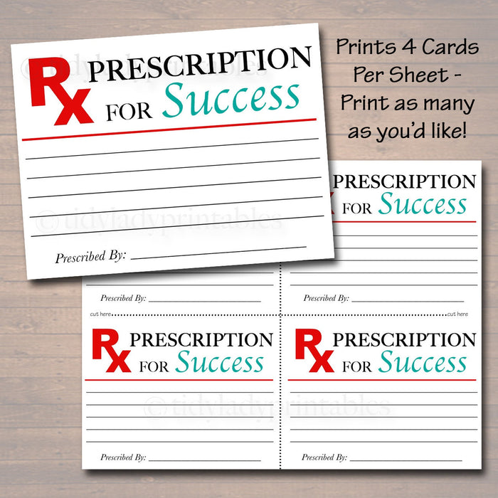 Nurse Retirement Party Sign, Printable, Retiree Advice Words of Wisdom Cards, Prescription for Success RN Lpn Party Decor INSTANT DOWNLOAD