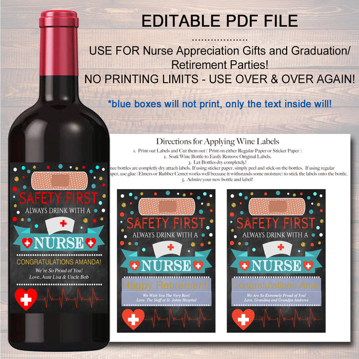 Nurse Graduation Set - Printables, Decor, Signs, Labels — TidyLady Printables nurse-graduation-set-printables-decor-signs-labels-tidylady-printables