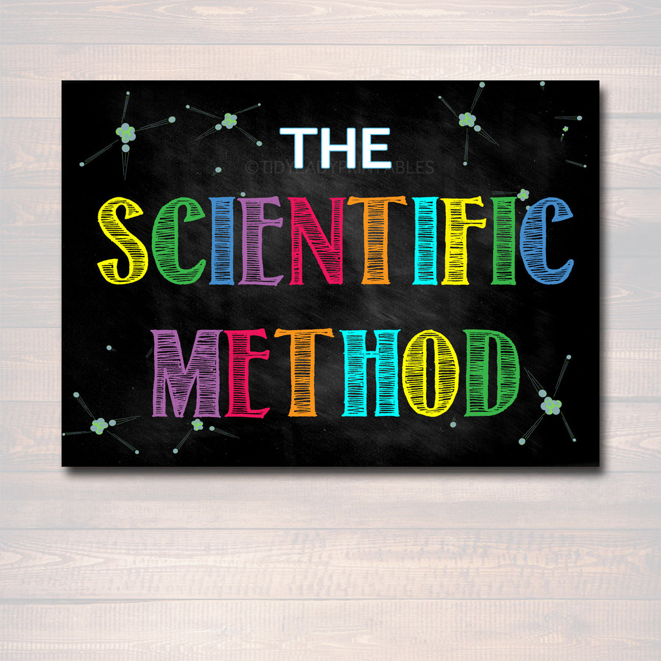 Scientific Method Poster Set TidyLady Printables