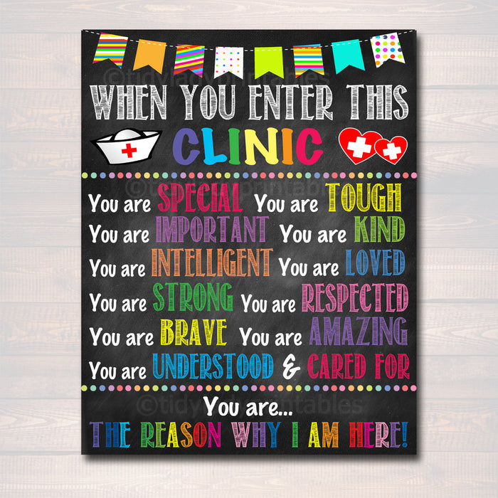 when-you-enter-this-clinic-school-nurse-office-poster-tidylady-printables for Free Printable Medical Office Signs When You Enter This Clinic -School Nurse Office Poster — TidyLady Printables for Free Printable Medical Office Signs