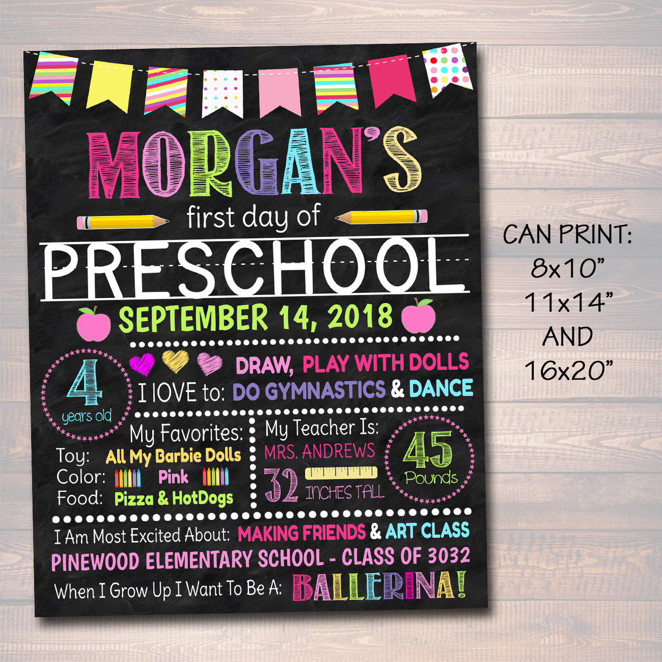 First Day Of School Sign | TidyLady Printables