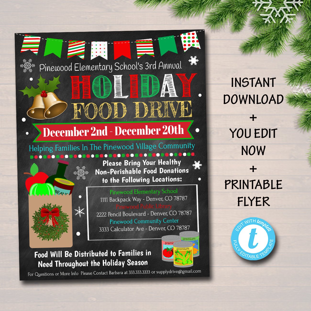 holiday-food-drive-flyer-tidylady-printables