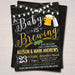 EDITABLE A Baby is Brewing Couples Shower, Beer Keg Party, Baby Sprinkle Chalkboard Invitation, Lucky St. Patricks Day Baby INSTANT DOWNLOAD