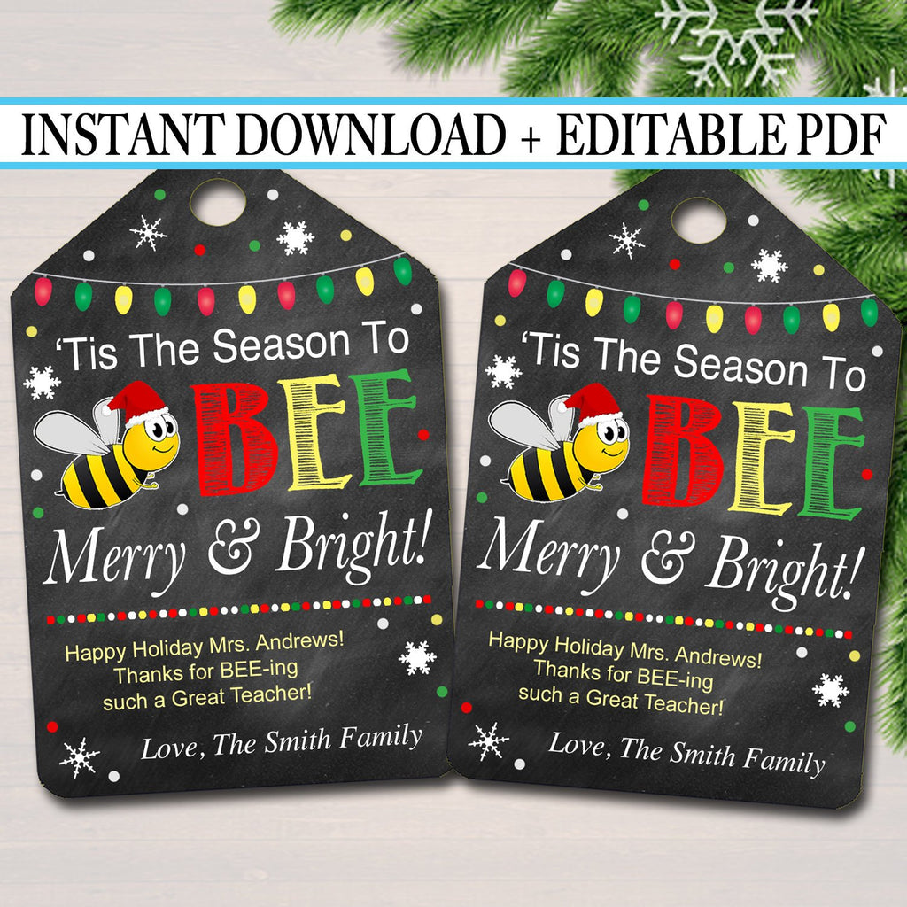 Christmas Gift Tag | TidyLady Printables christmas-gift-tag-tidylady-printables