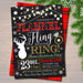EDITABLE Flannel Fling Before The Ring Bachelorette Party Invite, Flannel and Frost Xmas Party Invitation, Digial Plaid Christmas Party