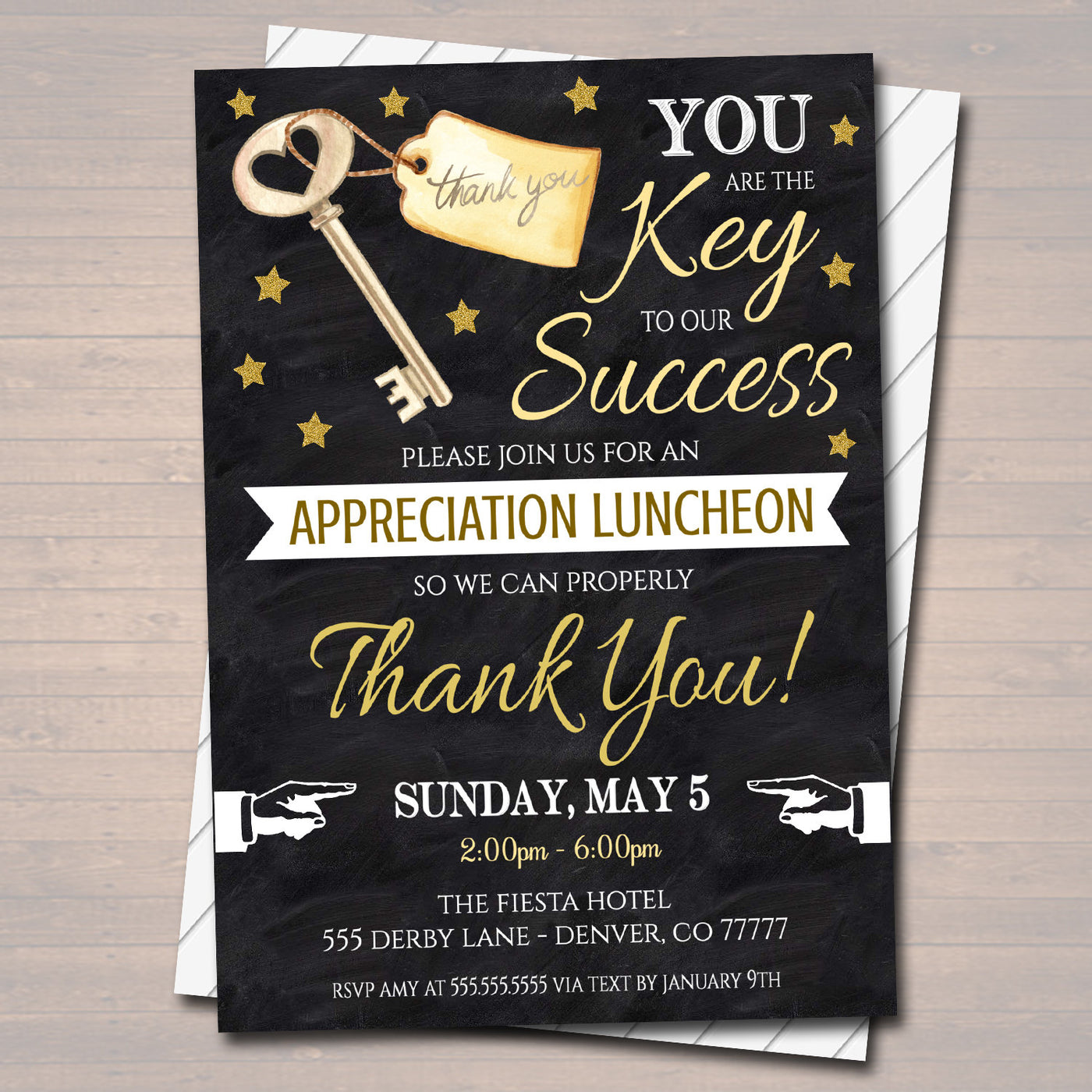 Teacher Appreciation Invite - Grateful For You Printable — TidyLady ...