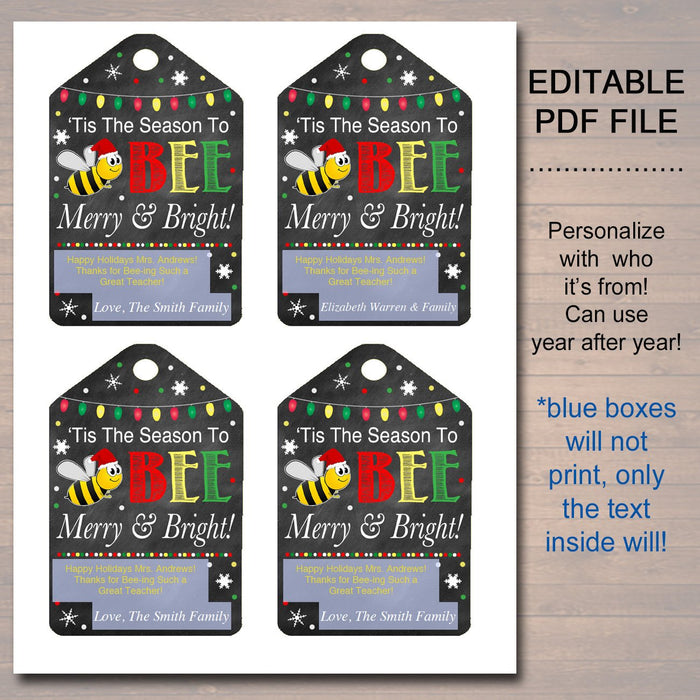 Christmas Gift Tag | TidyLady Printables christmas-gift-tag-tidylady-printables